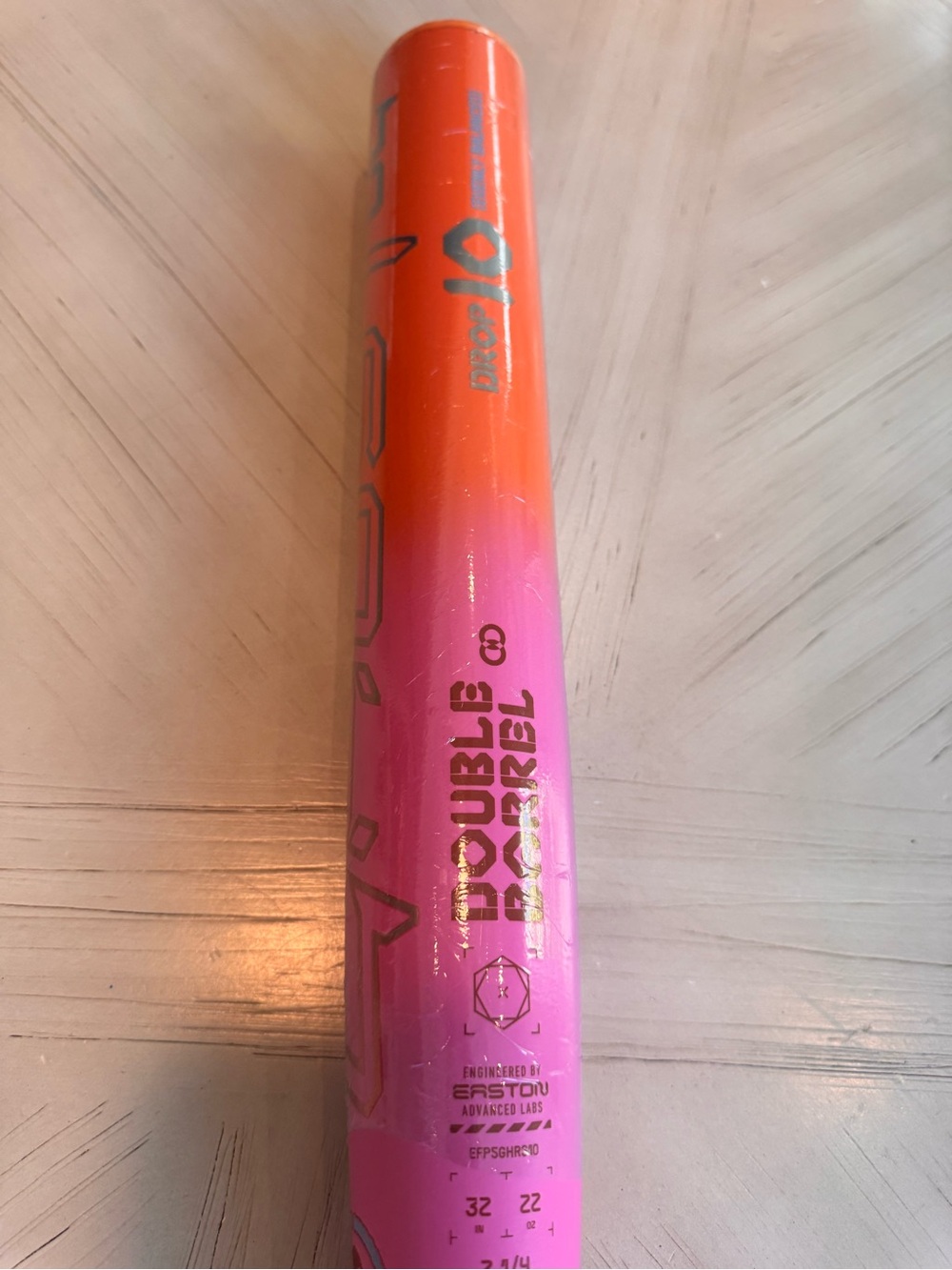 EASTON Ghost OG Rainbow Sherbet Fastpitch Softball Bat 32/22 -10 NEW - Picture 7 of 15